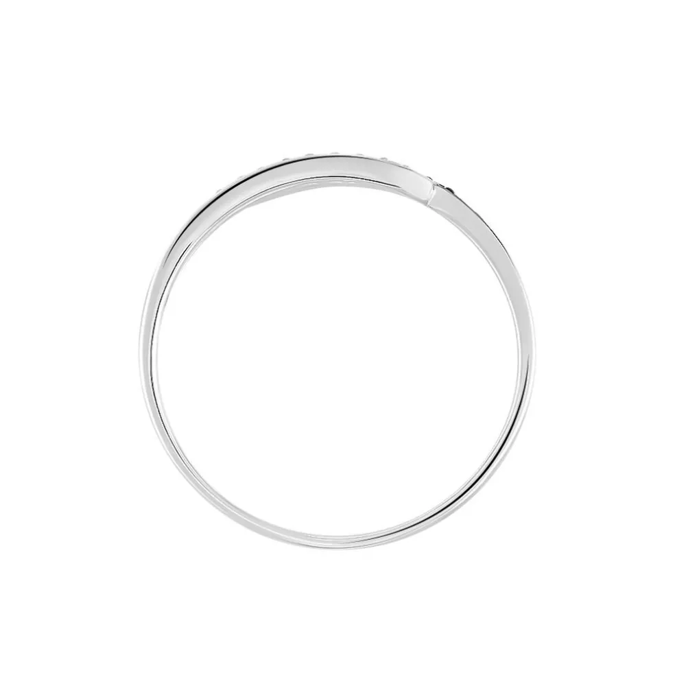 Bague Nazima Or Blanc Diamant