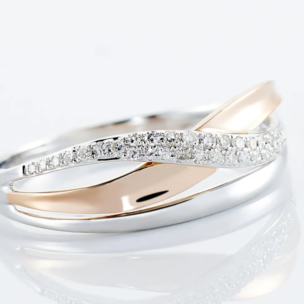 Bague Nene Or Bicolore Diamant