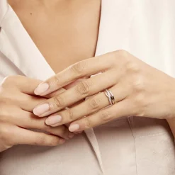 Bague Nene Or Bicolore Diamant