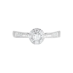 Bague Neptune Or Blanc Diamant