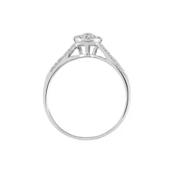 Bague Neptune Or Blanc Diamant