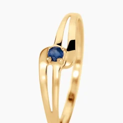 Bague Nesryne Or Jaune Saphir