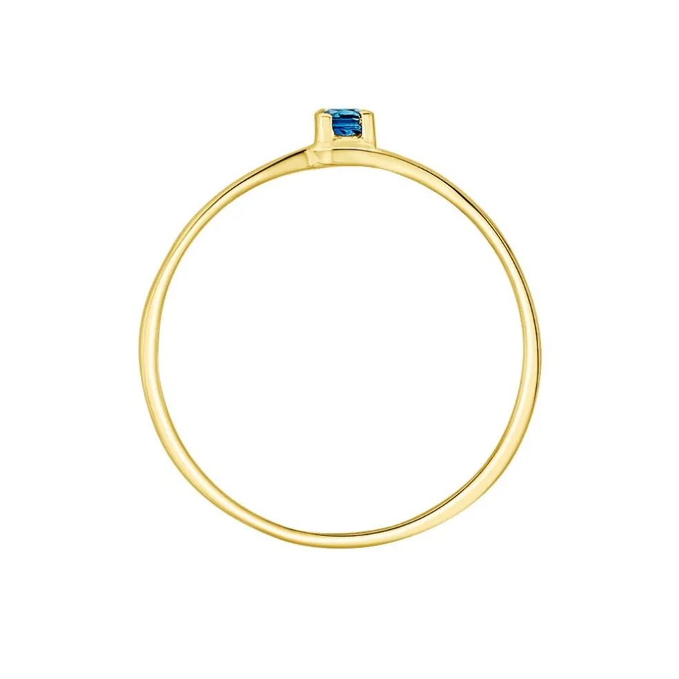 Bague Nesryne Or Jaune Saphir
