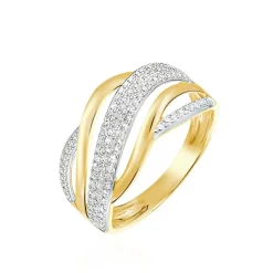 Bague Nila Or Jaune Diamant