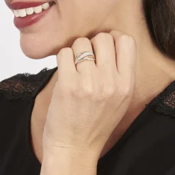 Bague Nila Or Jaune Diamant