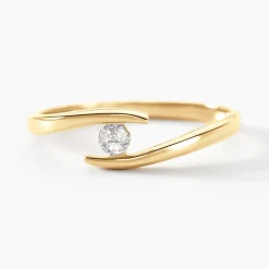 Bague Nolah Or Jaune Diamant