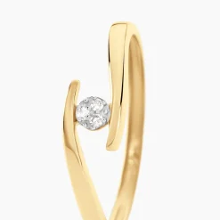 Bague Nolah Or Jaune Diamant