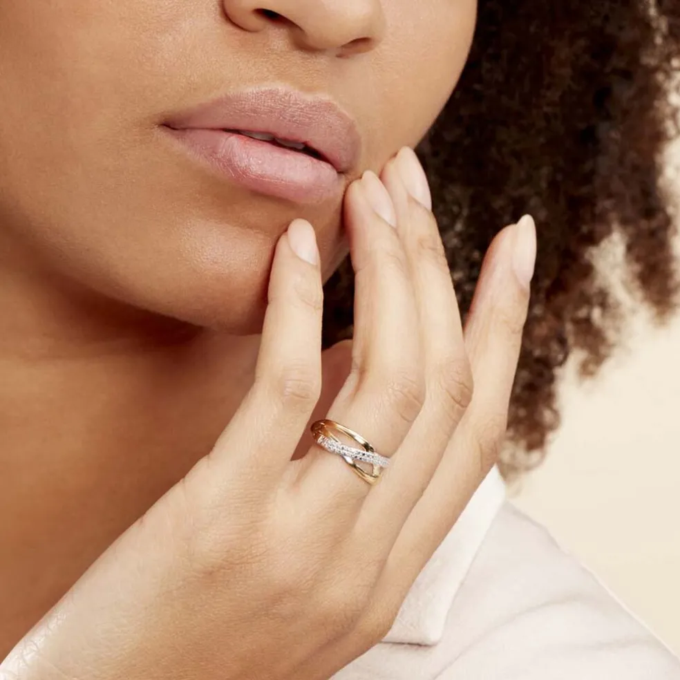 Bague Nuccia Or Bicolore Diamant