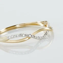 Bague Nucia Or Jaune Diamant