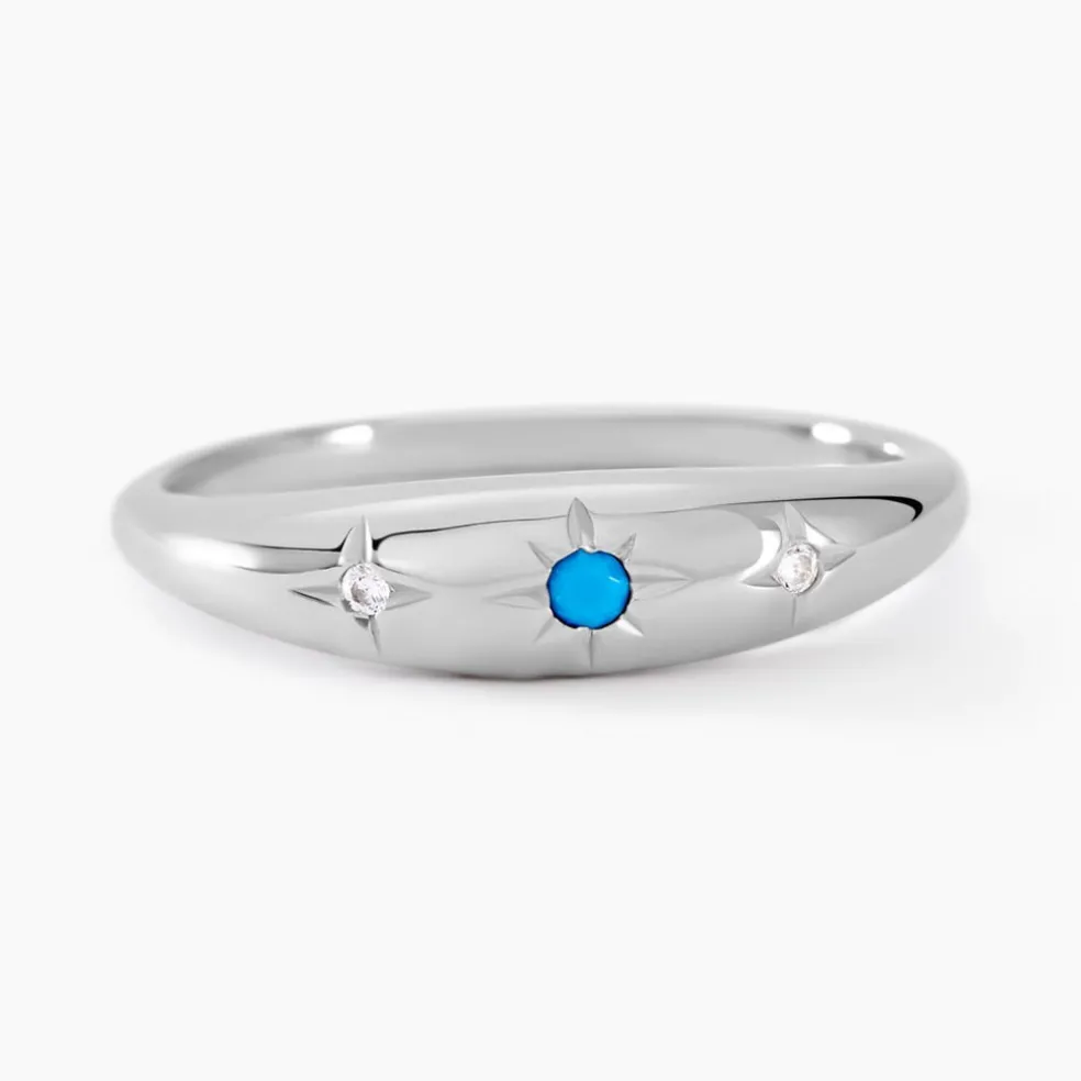 Bague Ocean Argent Blanc Oxyde De Zirconium