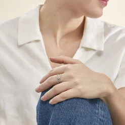 Bague Ocean Or Blanc Diamant