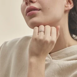 Bague Onenn Or Blanc Diamant