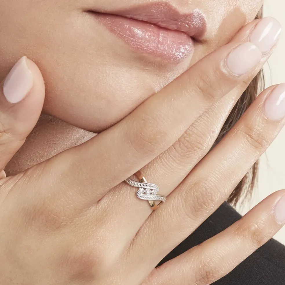 Bague Or Bicolore Aatu Diamants