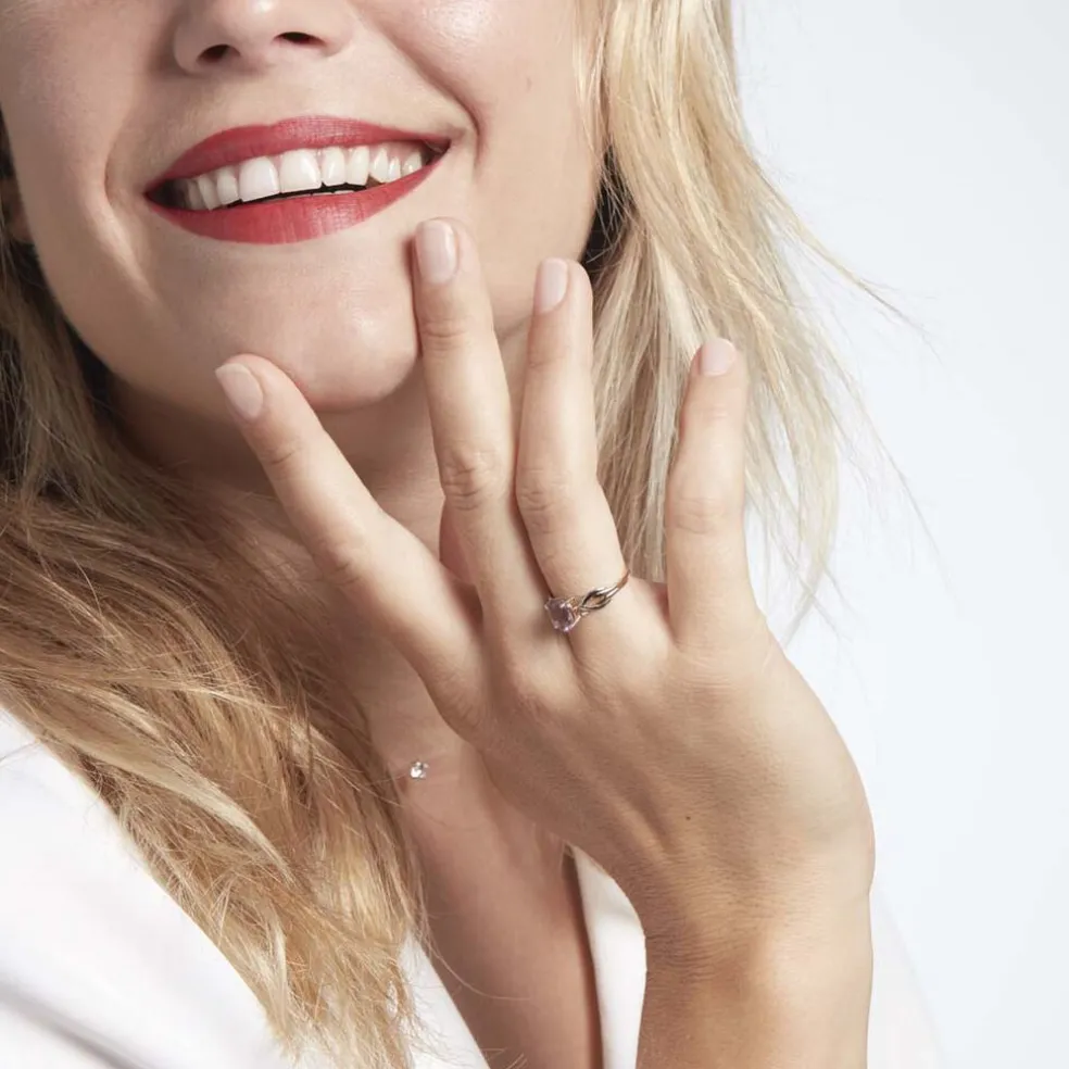 Bague Or Bicolore Bonnie Améthyste