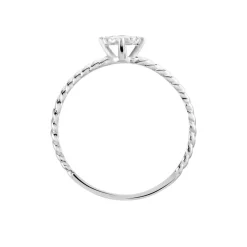 Bague Or Blanc Addie Diamants