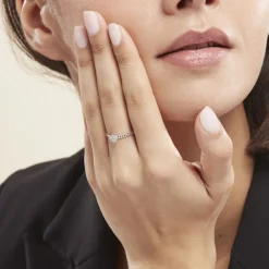 Bague Or Blanc Addie Diamants
