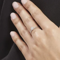 Bague Or Blanc Addie Diamants