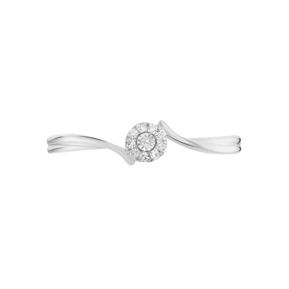 Bague Or Blanc Cerisette Diamant