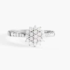 Bague Or Blanc  Chouchana Diamant Synthetique