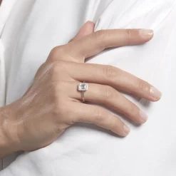 Bague Or Blanc Goulven Oxyde De Zirconium