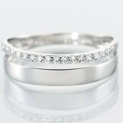 Bague Or Blanc Katiana Oxydes De Zirconium