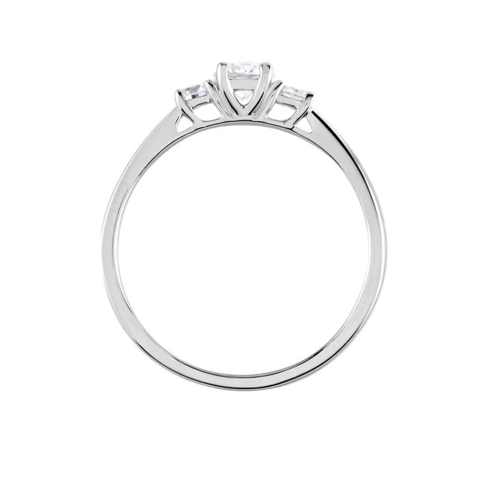 Bague Or Blanc Neely Diamants Synthétiques