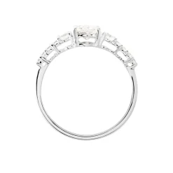 Bague Or Blanc Peadar Oxyde De Zirconium