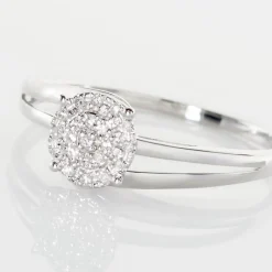 Bague Or Blanc Rosalane Diamants