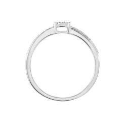 Bague Or Blanc Rosalane Diamants