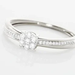 Bague Or Blanc Rosalane Diamants