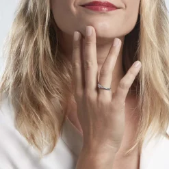 Bague Or Blanc Rosalane Diamants