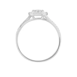 Bague Or Blanc Verna Diamants Cercle