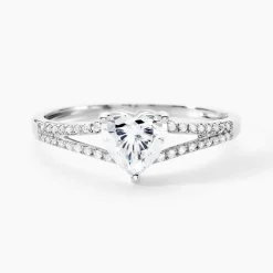 Bague Or Blanc Zandra Oxyde De Zirconium