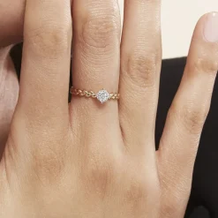 Bague Or Jaune Adlai Diamants