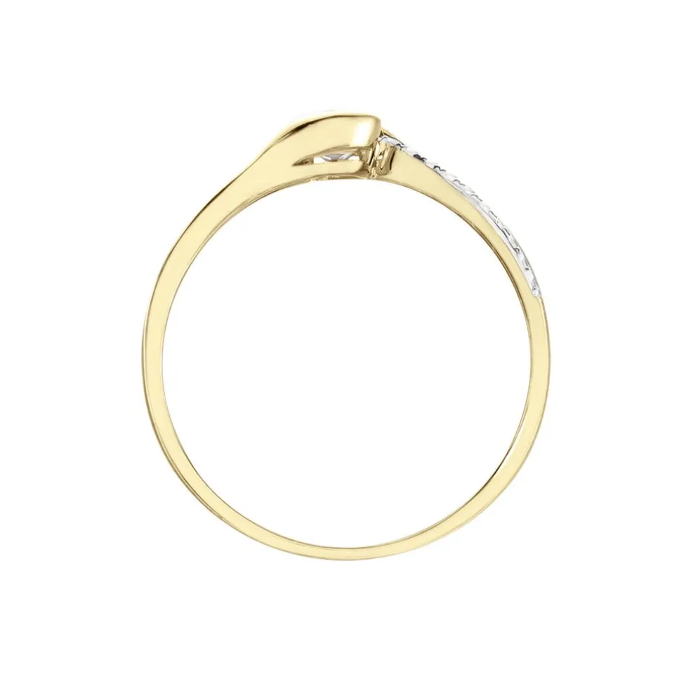 Bague Or Jaune Anja Améthyste