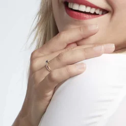 Bague Or Jaune Carl Saphirs Diamants