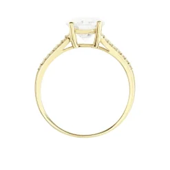 Bague Or Jaune Carolina Oxyde De Zirconium
