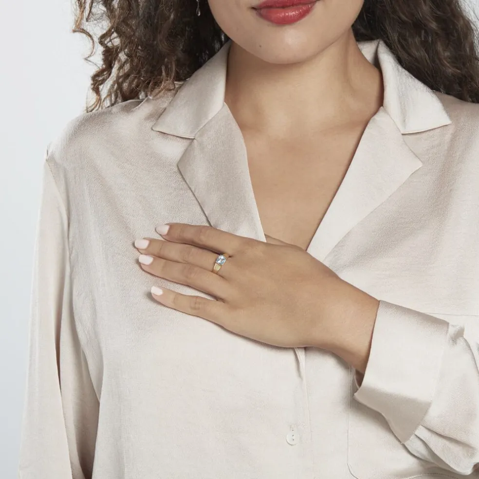 Bague Or Jaune Crarus Topaze
