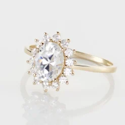 Bague Or Jaune Emilius Oxyde De Zirconium