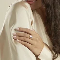 Bague Or Jaune Faraj Amethyste