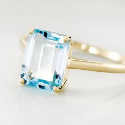 Bague Or Jaune Faraj Topaze