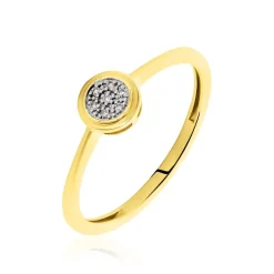 Bague Or Jaune Kaylynn Diamants