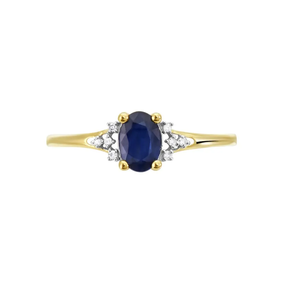 Bague Or Jaune Marie Saphir Diamants