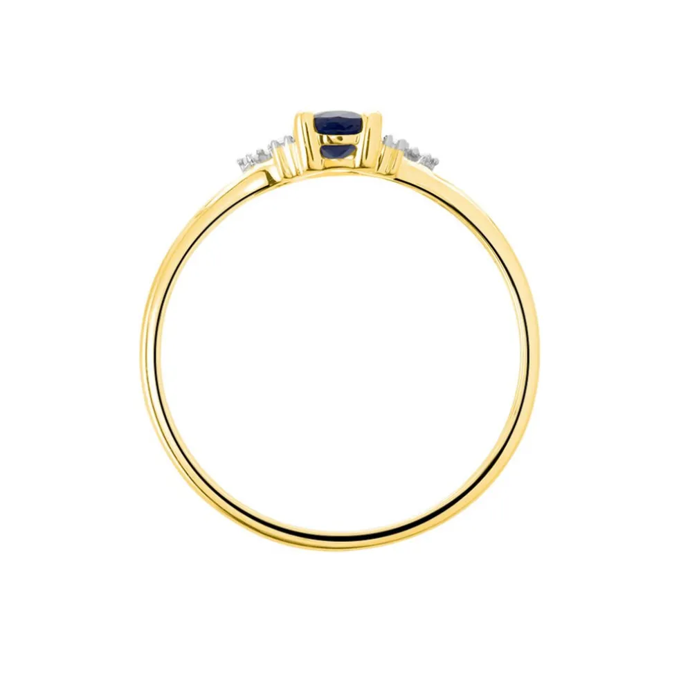 Bague Or Jaune Marie Saphir Diamants