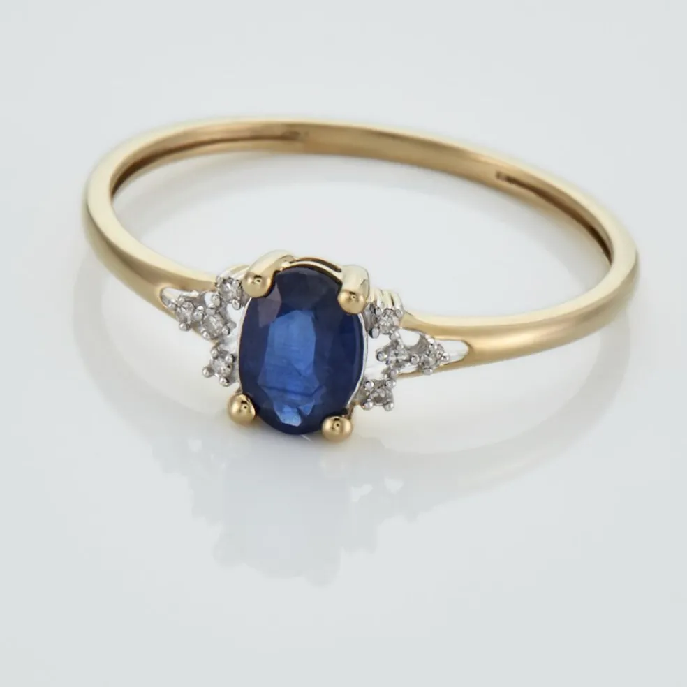 Bague Or Jaune Marie Saphir Diamants