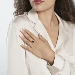 Bague Or Jaune Marie-camille Topaze Oxydes De Zirconium