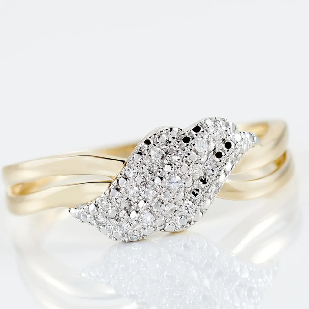 Bague Or Jaune Ricoria Diamants