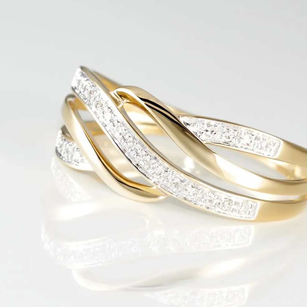 Bague Or Jaune Rodhia Diamants