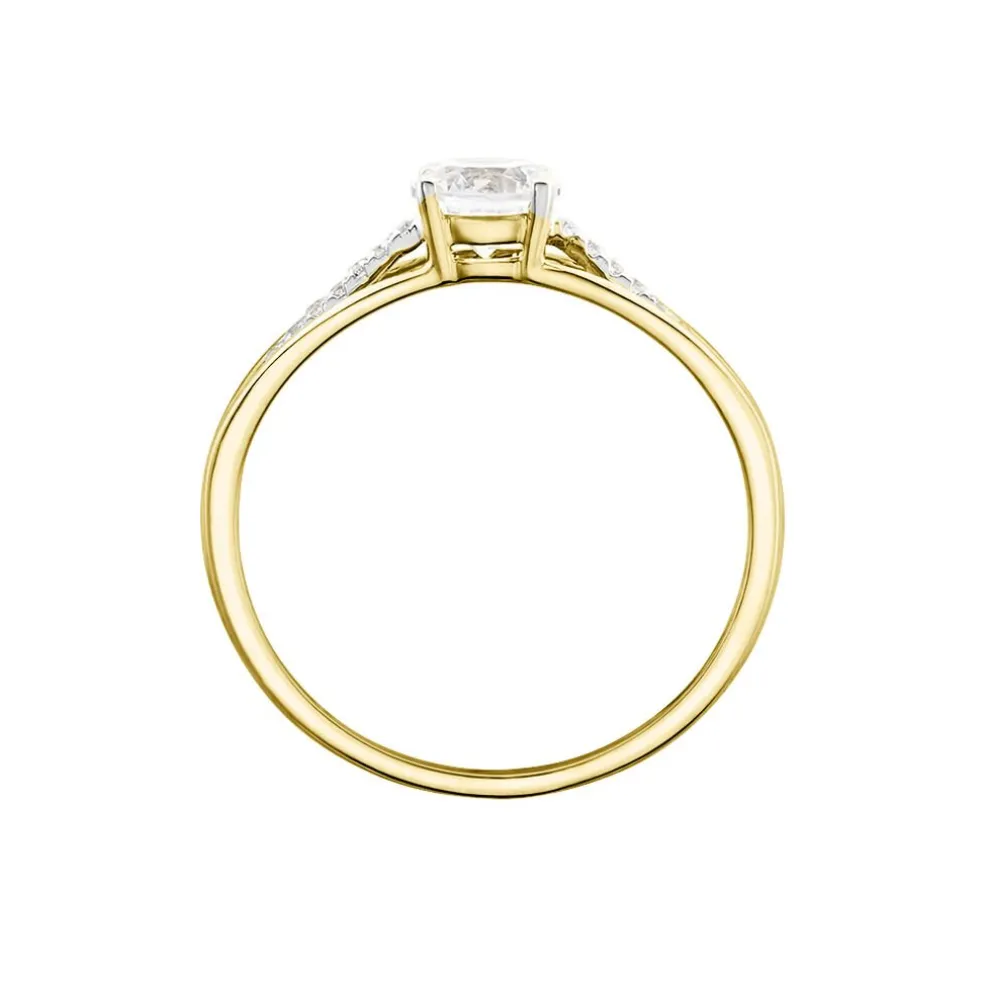 Bague Or Jaune Rodrigo Oxyde De Zirconium