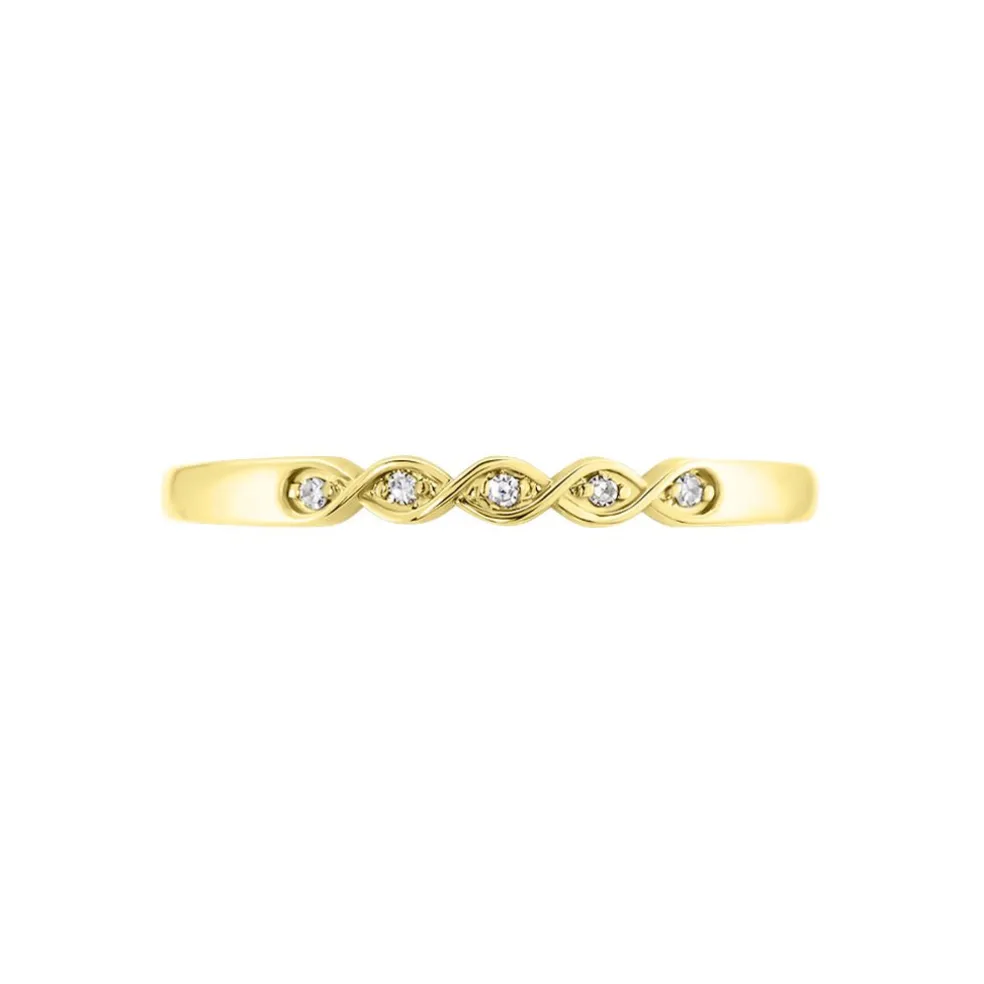 Bague Or Jaune Terance Diamants